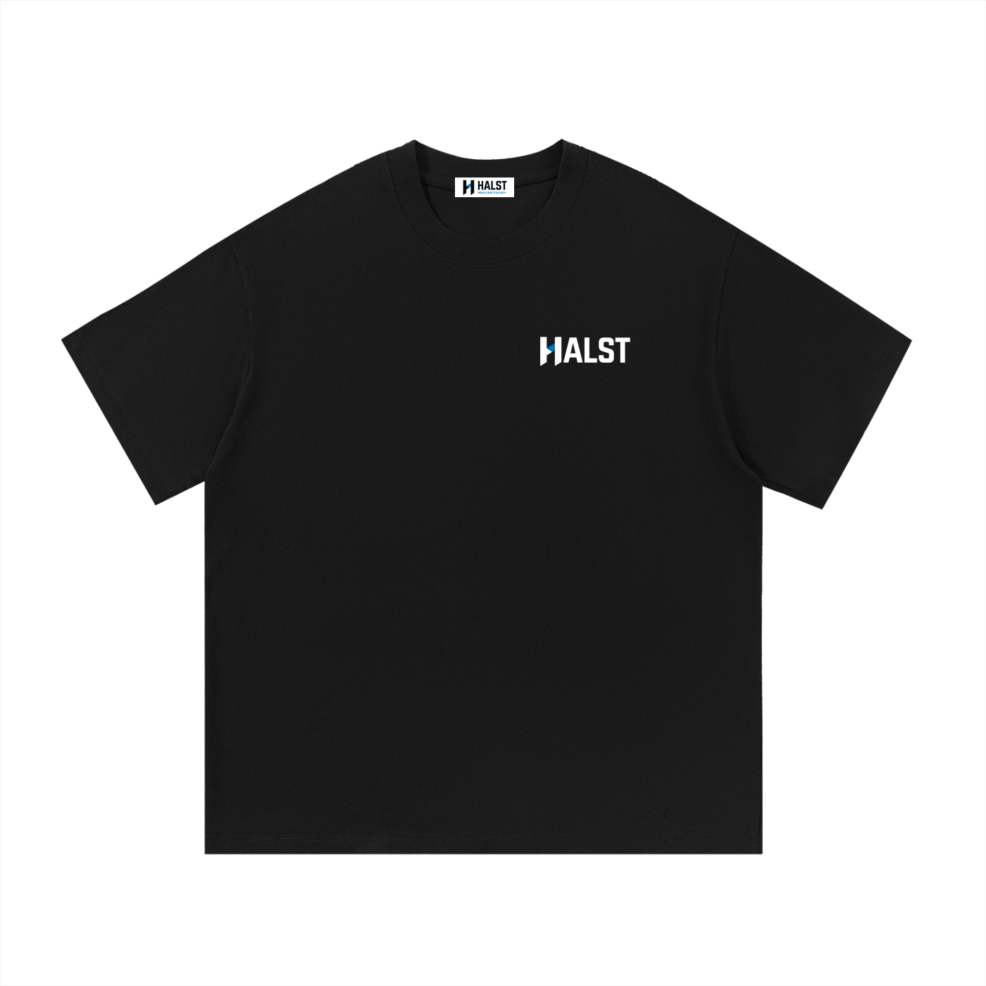 "HALST" Multi logo Cotton T-Shirt