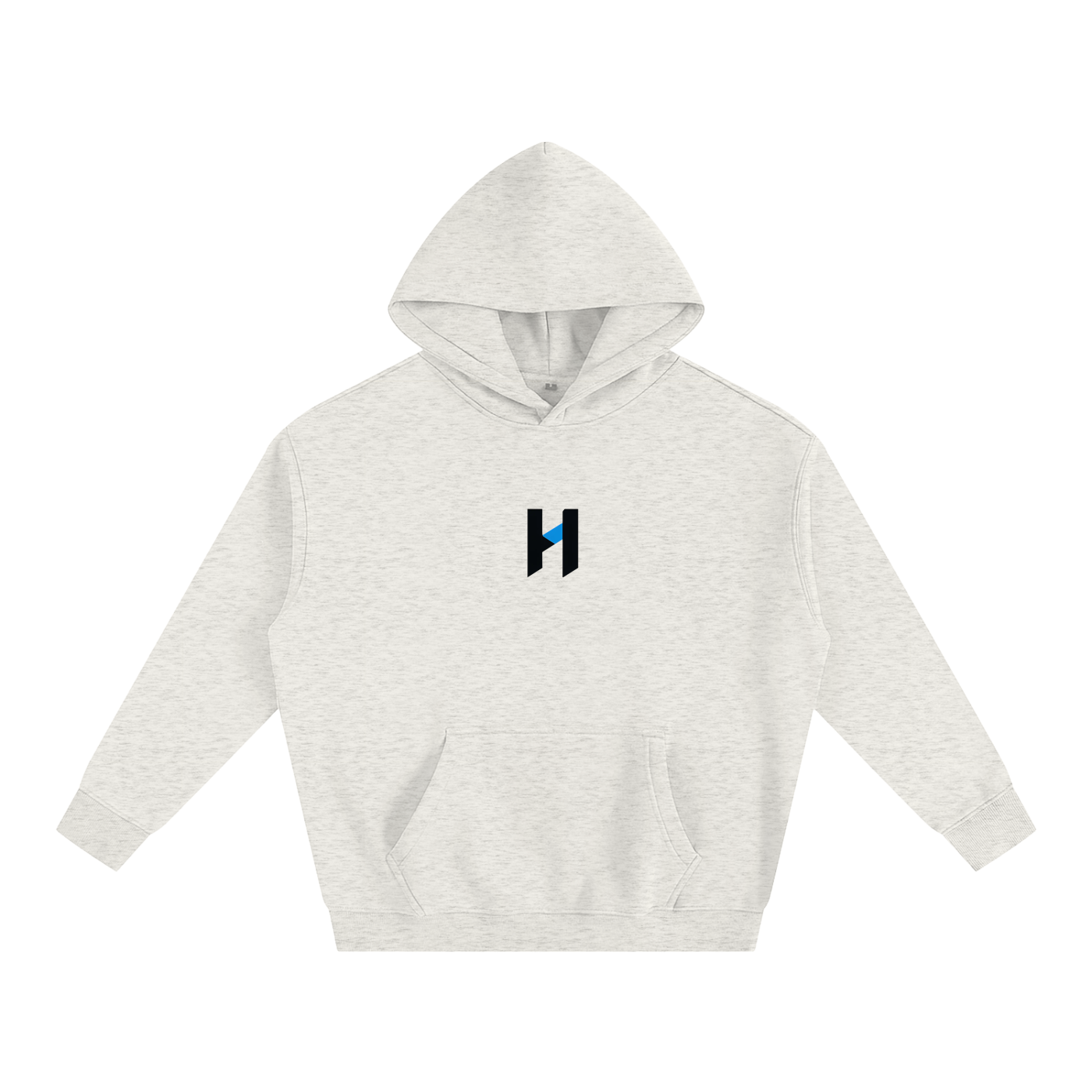 "HALST" Essentials Oversize Fleeced Hoodie (Black Logo)