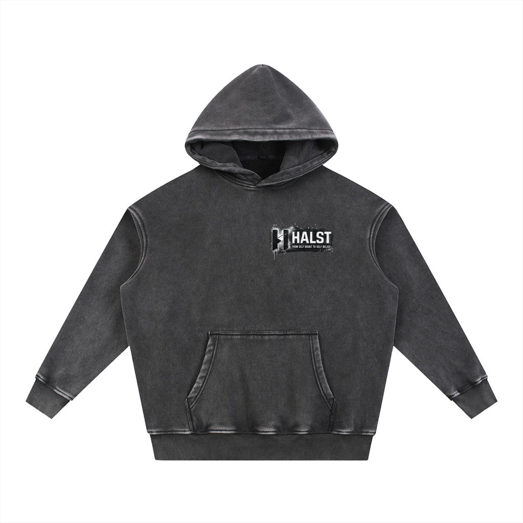 HALST Underground Snow Wash Fleece Oversize Hoodie