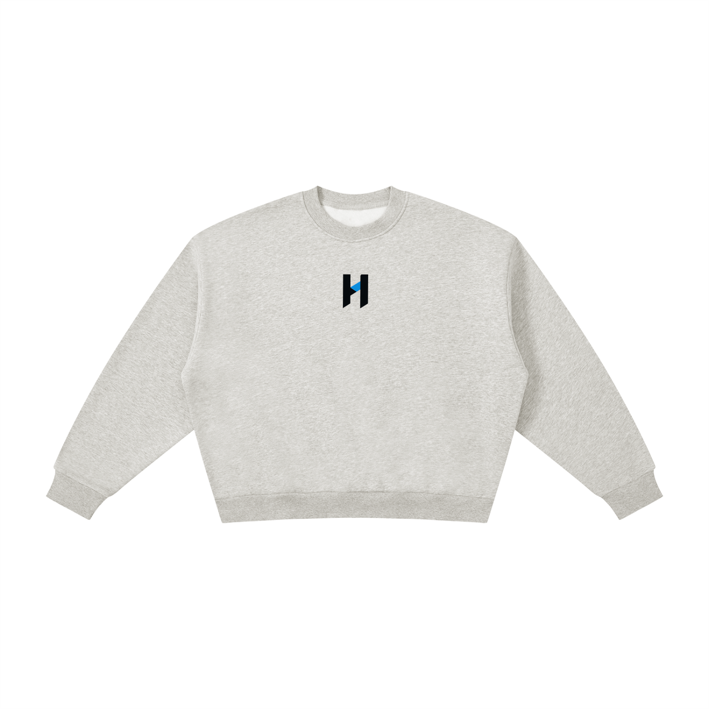 "HALST" Essentials Boxy Fleece Crewneck Sweatshirt