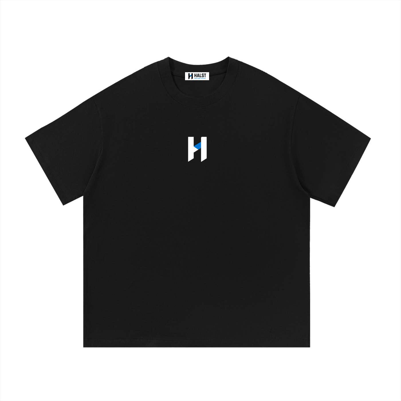 "HALST" Essentials Cotton T-Shirt (Black)