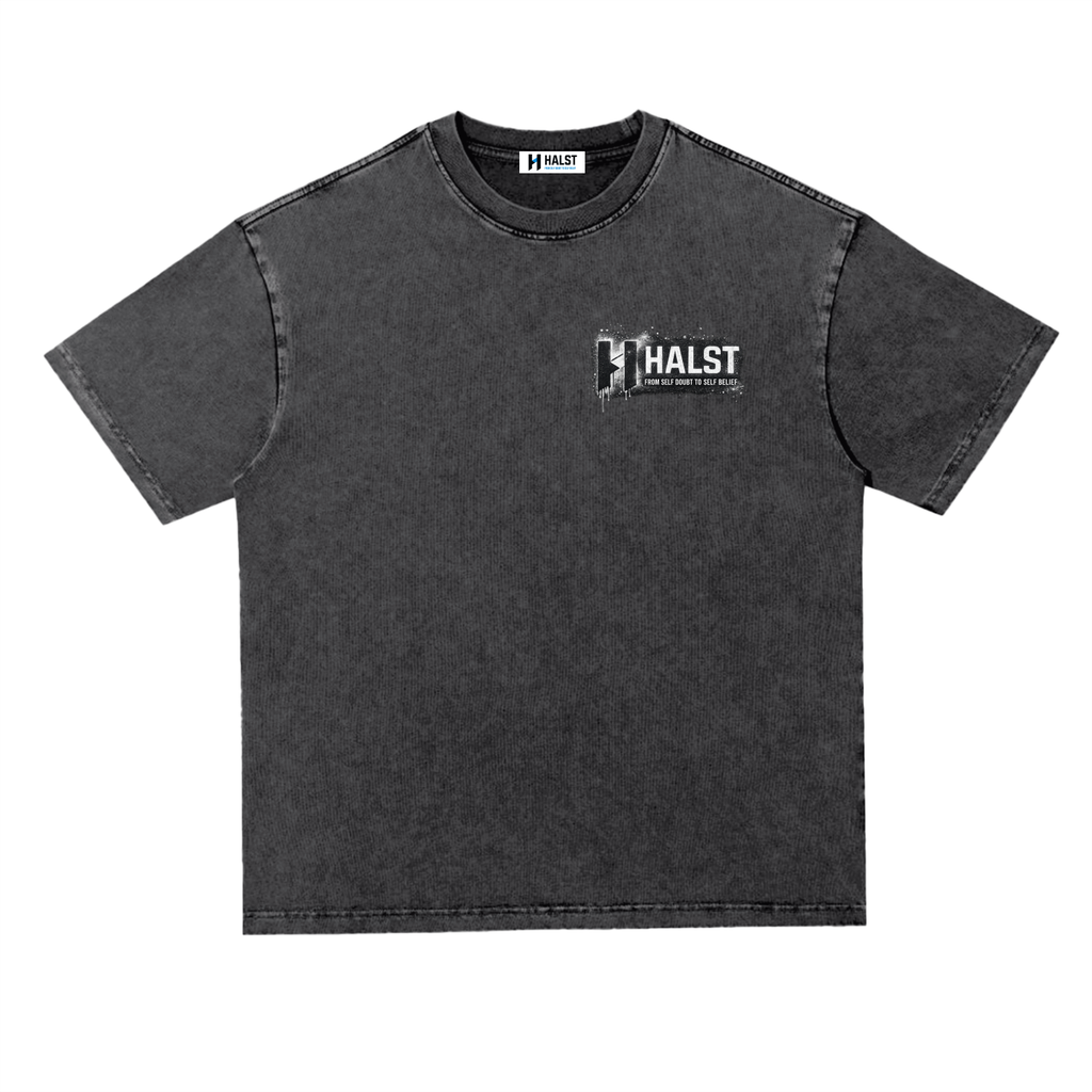 HALST Underground Snow Washed Heavyweight Oversize T-Shirt