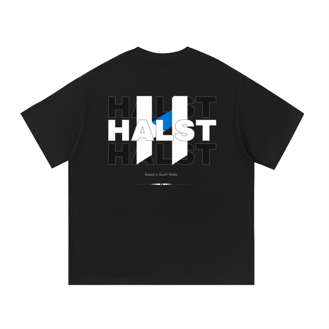 "HALST" Multi logo Cotton T-Shirt