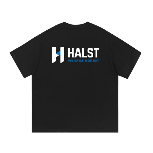 "HALST" Essentials Cotton T-Shirt (Black)