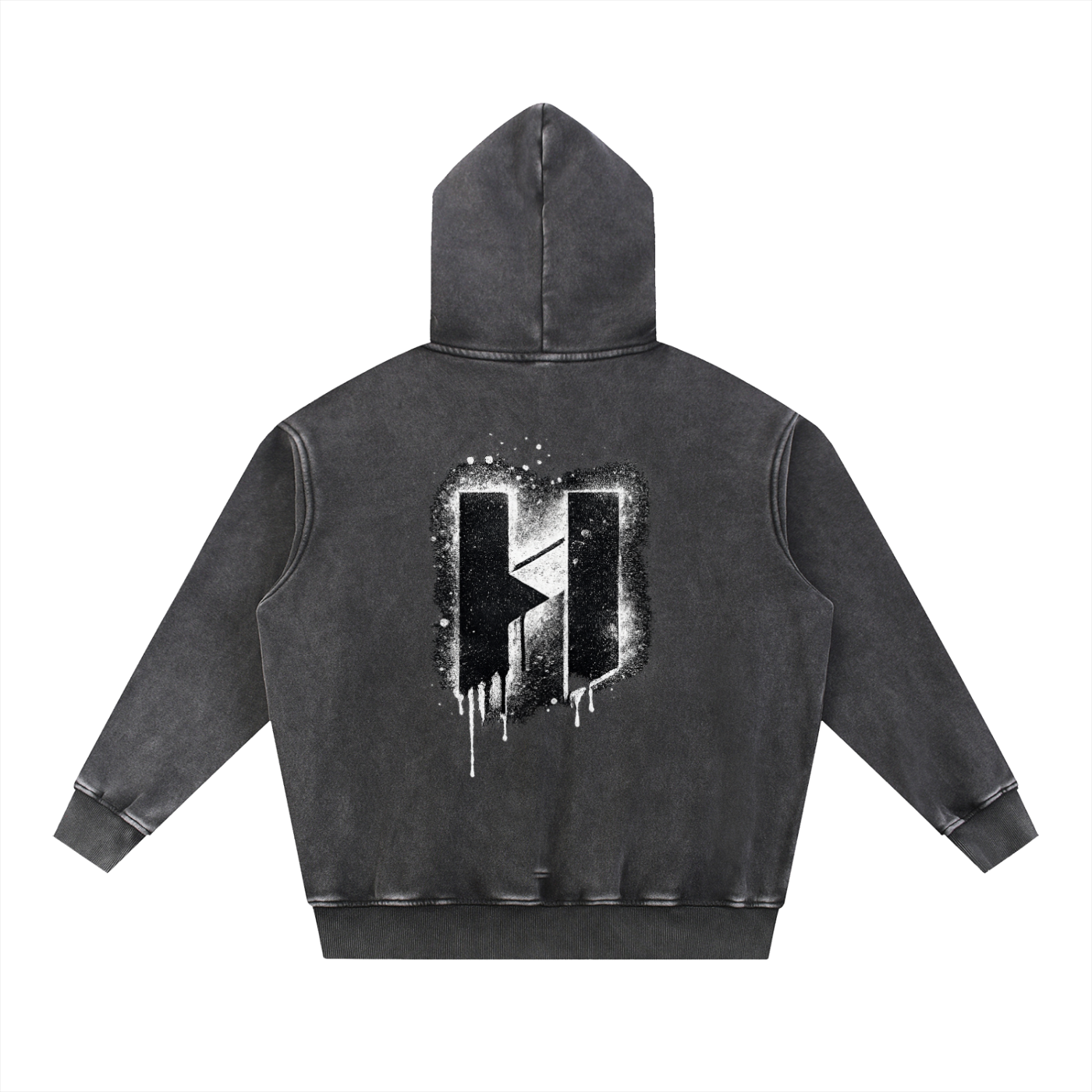 HALST Underground Snow Wash Fleece Oversize Hoodie